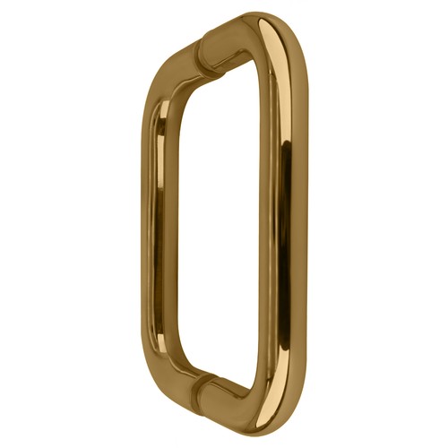 Gold Plated 6" Back-to-Back Solid Brass 3/4" Diameter Pull Handles Without Met - Picture 2 of 5