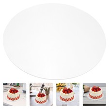 Disco per torte rotondo acrilico tagliere per torte cupcake espositore foglio base rotonda per