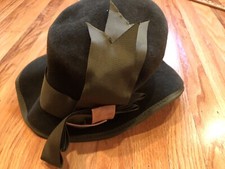 VINTAGE VIRTU GREEN FELT HAT
