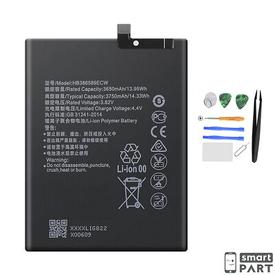 ERSATZ AKKU FÜR HUAWEI MATE 20 LITE|P10PLUS|NOVA 3|4 HB386589ECW BATTERIE LI-ION