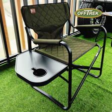 Image of Directors Chair c/w side table - wide seat ultimate camping comfort VC59NC0202T