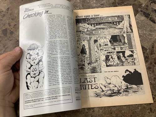 Troll Lords 1 Tru Studios 1986 Comic Book - Picture 7 of 11