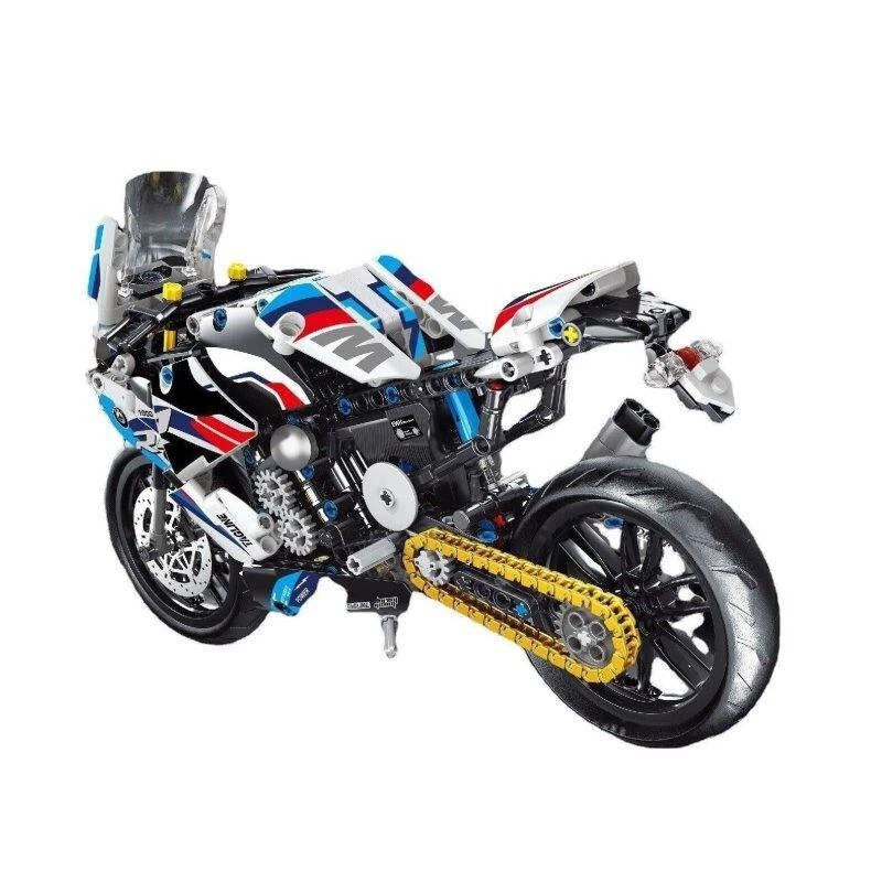 Building Blocks Set MOC 1000R Road Motorcycle Bike Bricks DIY Model Kids Toys - Image 4 of 4