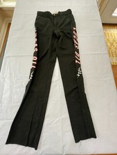 Real Sport Lucas oil pants Black Men's 32x36 racing cotton polyester -490