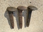 Antique railroad spikes 3 pieces, origianl condition as found in Chicago area — photo 3