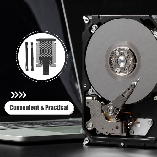 Hard Disk Tray Rubber Guide Rail Universal Ssd Mount Bracket Old Drive Adapter - Afbeelding 12 van 12