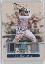 2017 Panini Diamond Kings DK Materials Holo Blue 6/25 JD Martinez #DKM-JM 3g3