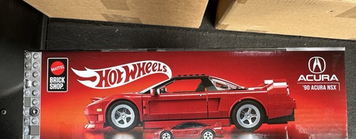 Mattel Brick Shop Hot Wheels Elite Series ’90 1/16 Acura NSX with 1/64 Diecast - Picture 3 of 3