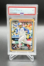 2024 Topps #1 Ronald Acuna Jr. Gold (/2024) Atlanta Braves 