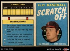 1971 Topps Scratch-Offs Jim Spencer     Angels 6 - EX/MT