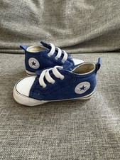 Chuck Taylor Converse All Stars First Star Crib Shoes Size 3 Newborn 0-6 Months