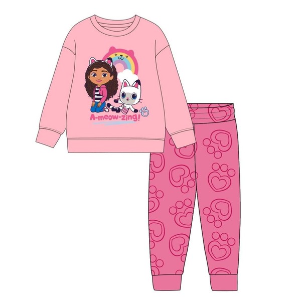 BüRsteter Baumwolloverall Gabby's Dollhouse Rosa - 4 Jahre | Weiblich Cerdà-image