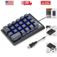 Number Pad, Mechanical USB Wired Numeric with...