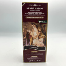 Surya Brasil Henna Cream Chocolate Semi Perm Hair Dye Non Toxic Cover Gray Color