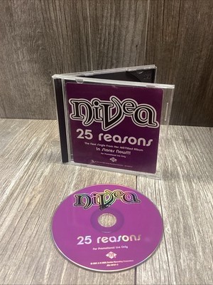 NIVEA 25 Reasons 2003 USA  ULTRA RARE PROMO  Radio DJ CD single  VG