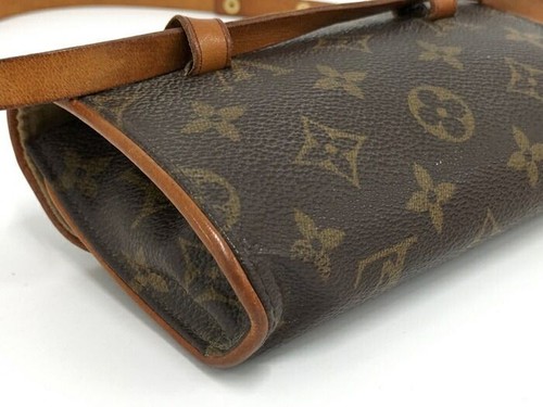 Louis Vuitton Monogram Pochette Florentine Pouch Bag M51855 USED - Picture 5 of 10