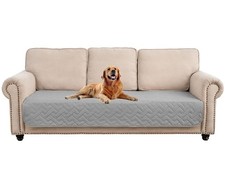 Waterproof Dog Blanket,Non-Slip Couch Cover for Pet,Furniture Protector Grey