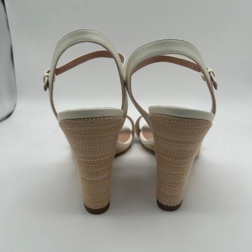Cole haan Womens Josie wedge sandal pump, ivory leather 9.5 - Picture 3 of 10