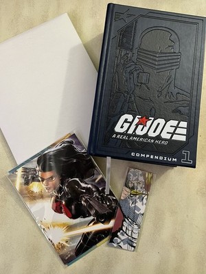 G.I. Joe Compendium Volume 1 Hardcover HC Snake Eyes Kickstarter Edition & Bonus