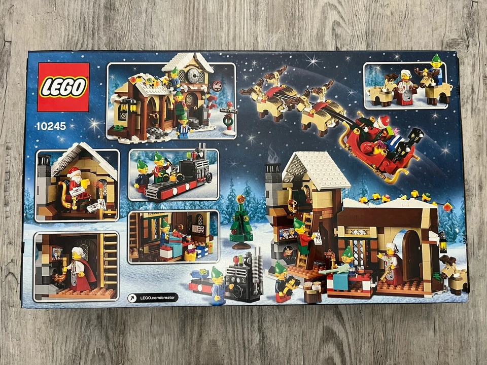 LEGO Creator: 10245 Santa's Workshop Mrs. Claus Reindeer Elves Sleigh Christmas - Image 2 of 4
