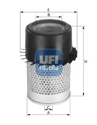 UFI 27.969.00 Air Filter - Bild 2 von 3