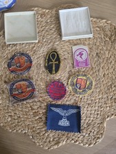 Job Lot Vintage Cloth Patches 1970s 1980s ASA Swimming Survival YOC Eagle Ribena