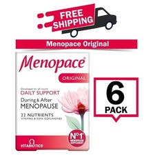 6x Vitabiotics Menopace 90 Capsules - Advanced Support - 18 Month Total Supply