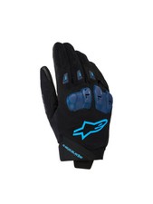 Alpinestars SP X 1 Motorbike Motorcycle Gloves Black / Blithe Blue