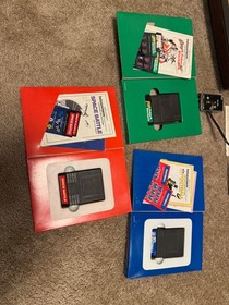 Mattel Intellivision system console system in box w/ 3 CIB video games UNTESTED