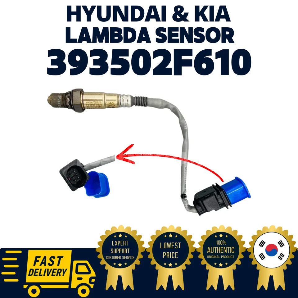 GENUINE OEM Hyundai Kia Lambda Sensor Santa Fe Tucson Grandeur TG 393502F610 - Photo 1/1