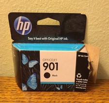 Genuine HP 901 Black Ink Cartridge CC653A OEM Sealed Foil Open Box