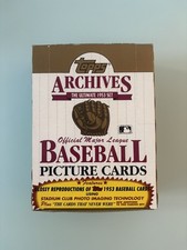1991 Topps Archives 1953 Baseball Box – 36 Unopened Packs ⭐ Mantle, Mays reprint