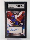 PUKA NACUA 2023 WILD CARD METALLIX ROOKIE RED WHITE BLUE AUTO 1/2 SGC 9.5 Q4719