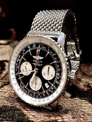 Breitling Navitimer B01 Chronograph 43 Limited Edition Mesh Bracelet