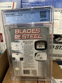 Konami Blades of Steel For Nintendo Entertainment System (NES) 1989 CGC Graded