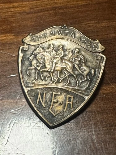 Stone Mountain Civil War National Educational Association Atlanta 1929 Pin NEA