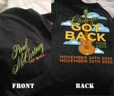 SALE! Paul McCartney Got Back Tour 2025 Chicago Nov 25 Shirt