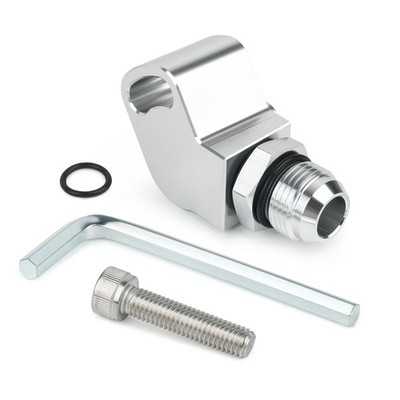 Power Steering Pump Suction Fitting For Toyota Nissan 1JZ 2JZ Silver