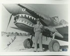 Robert Scott Jr Signed 8x10 World War II WW2 B&W Photo AUTO AI-Verified COA