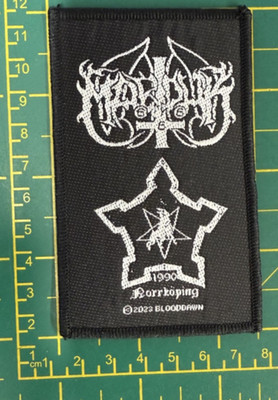 Marduk Norrkoping Crest Woven Sew On Patch Officially Licensed Item