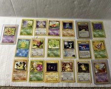 1st Edition Stamped Team Rocket & More Pokemon Card Lot Of 19 Psyduck Mankey