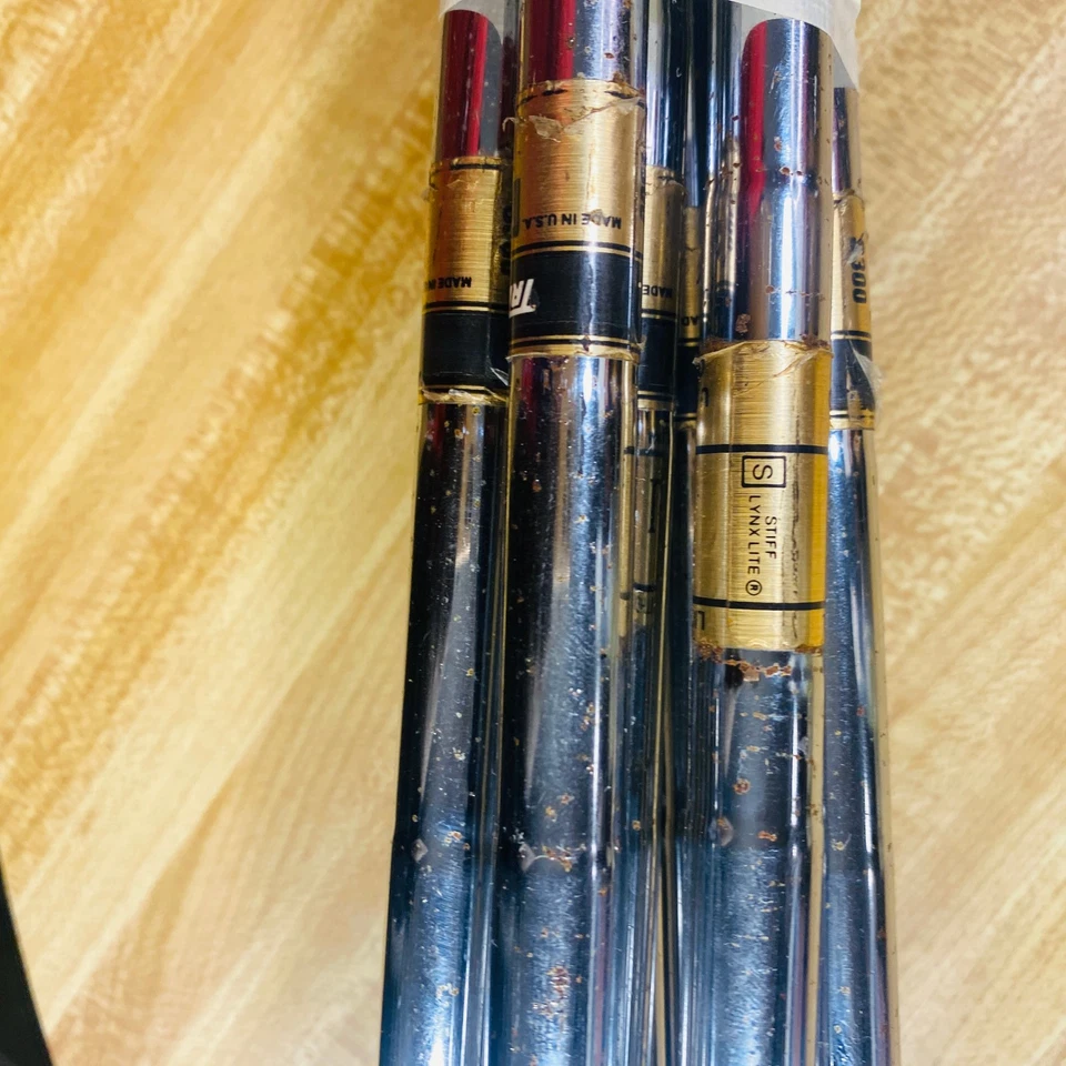 Lynx Parallax Set 2,5,6,7,8,9 +PW Stiff Flex +1” Steel. Golf Pride Grips! Lite - Image 4 of 4