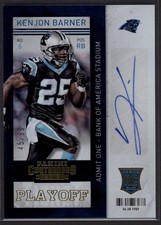 2013 Kenjon Barner Panini Contenders Playoff Ticket Auto RC 45/99 #152 (B353)