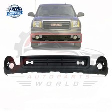 New Front Bumper Valance Air Deflector Textured Fits 2007-2013 Gmc Sierra 1500