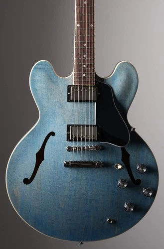 Gibson ES-335 Custom Color Semi-Hollow Electric Guitar - Ocean Blue, w/ OHSC