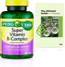 Spring Valley Super Vitamin B-Complex, 250 Tablets