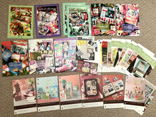 9 pc LOT STAMPIN' UP MINI CATALOGS 2002 to 2005 PLUS 23 Idea How-To Sheets