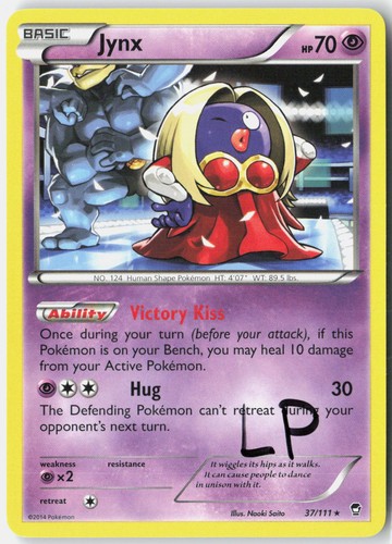 Jynx 37/111 Rare Furious Fists Pokemon Lightly Played
