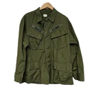 Vtg 60s Jungle Jacket Military USN Named Vietnam War M Slant Pocket OG-107