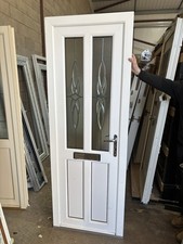 White Internal, Oak External, Ex Showroom Door, Never Weathered.